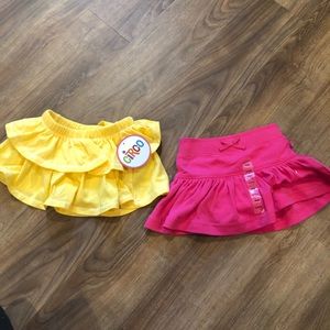Girls 6 mo skirts NWT